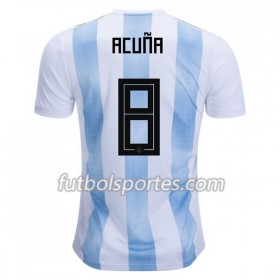 Camisetas Argentina Acuna 8 Primera Equipacion Mundial 2018